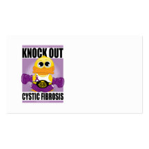 Knock Out Cystic Fibrosis Business Card Templates