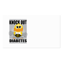 Knock Out Diabetes Business Card Templates