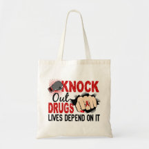 Knock Out Drugs 2 Female Fist Bag
