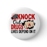 Knock Out Drugs 2 Female Fist buttons