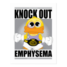 Knock Out Emphysema Post Card