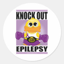 Knock Out Epilepsy Sticker