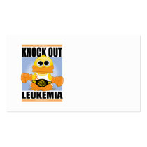 Knock Out Leukemia business cards
