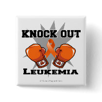 Knock Out Leukemia Button
