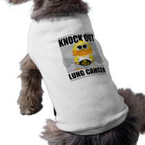 Knock Out Lung Cancer Pet Tee