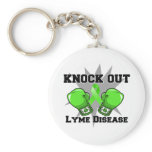 Knock Out Lyme Disease keychains