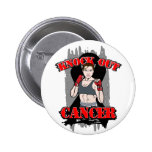 Knock Out Melanoma Cancer buttons