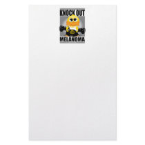 Knock Out Melanoma stationery