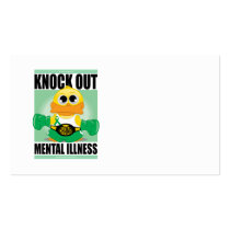 Knock Out Mental Illness business cards