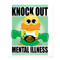 Knock Out Mental Illness posters