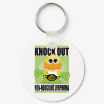 Knock Out Non-Hodgkins Lymphoma keychains