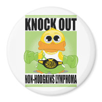 Knock Out Non-Hodgkins Lymphoma magnets