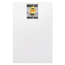 Knock Out Parkinson's Disease Stationery Paper