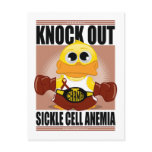 Knock Out Sickle Cell Anemia postcards