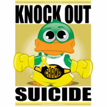 Knock Out Suicide Photo Cutout