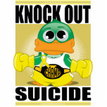 Knock Out Suicide Photo Cutout