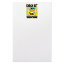 Knock Out Suicide Stationery Paper