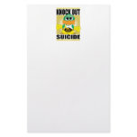 Knock Out Suicide Stationery Paper