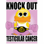 Knock Out Testicular Cancer Cut Outs
