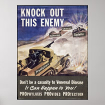 Knock Out This Enemy...VD! Print
