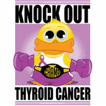 Knock Out Thyroid Cancer Cut Outs
