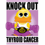 Knock Out Thyroid Cancer Cut Outs