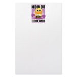 Knock Out Thyroid Cancer Customized Stationery