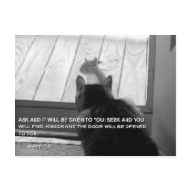 KNOCK postcards by MOMKAY KNOCK postcards