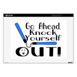 Knock Yourself Out Numchucks Skin For Laptop