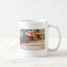 Knocked Out Kitty Mug