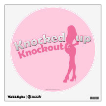 Knocked Up Knockout Baby Shower Mom-to-Be Wall Decor