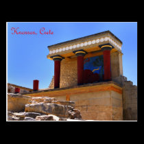 Knossos North Entrance postcard postcards