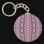 Knot Bound Strips Key Chain