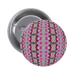 Knot Bound Strips Pinback Button