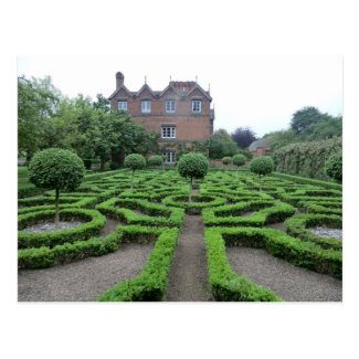 Knot Garden at Old Moseley Hall Post Card