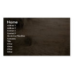 Knot in wood business cards