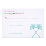 Knot Palm Trees Beach Tropical Wedding Modern Chic Custom Invite