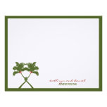 Knot Palm Trees Beach Tropical Wedding Modern Chic Personalized Invitation