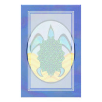 Knot Turtle Blank Stationery