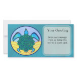 Knot Turtle Custom Card Photo Card Template