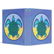 Knot Turtle Customizable 1" Art Binder
