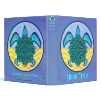 Knot Turtle Customizable Art Binder