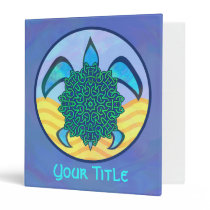 Knot Turtle Customizable Art Binder