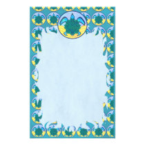 Knot Turtle Flame Stationery