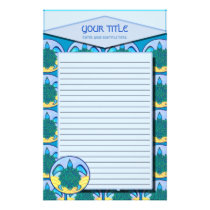 Knot Turtle Lined Stationery