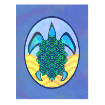 Knot Turtle Notes Card Postcards