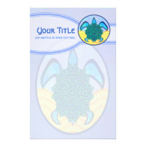 Knot Turtle Personalized Stationery