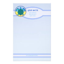 Knot Turtle Personalized Stationery