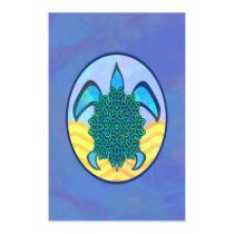 Knot Turtle Poster posters by wingedturtle Knot Turtle Poster posters