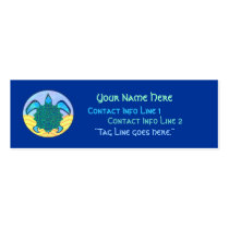 Knot Turtle Profile Card Business Card Template